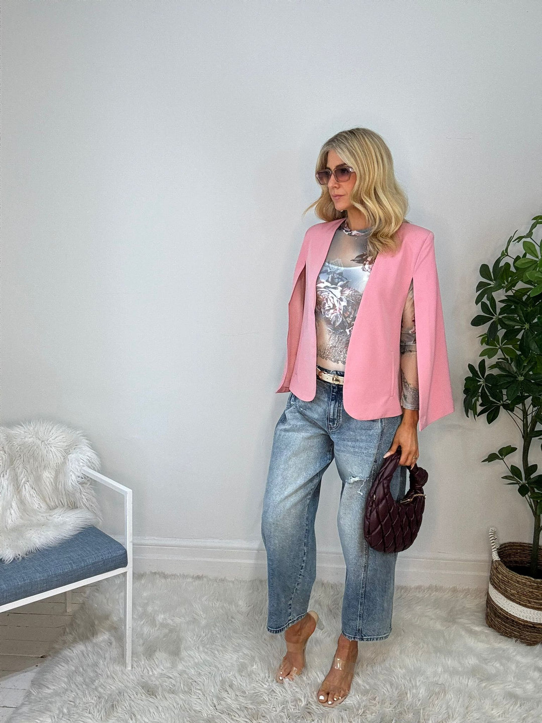 9240216 CAPE BLAZER